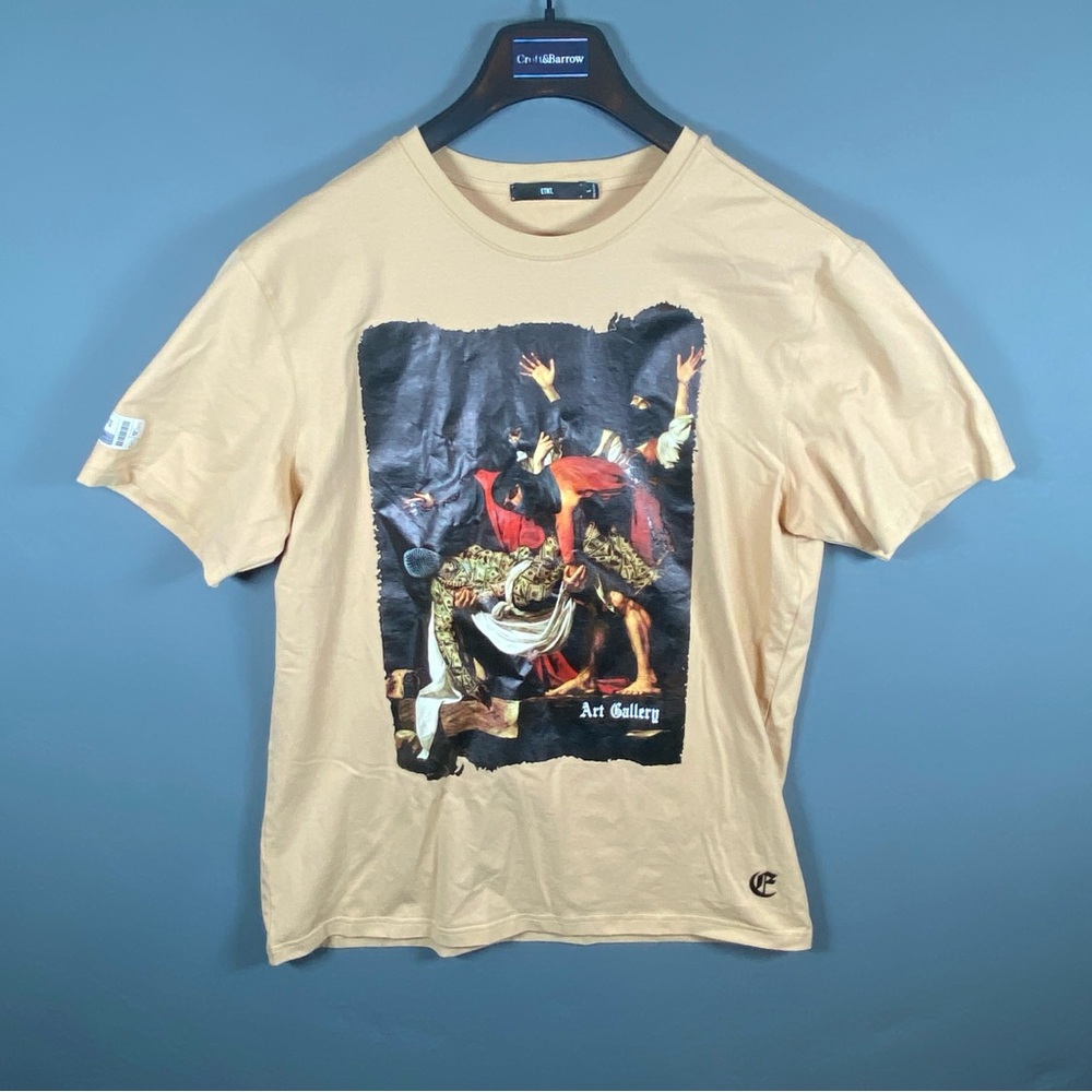 MENS 100% AUTHENTIC ETERNITY T-SHIRT SIZE Large Eggshell Art Gallery